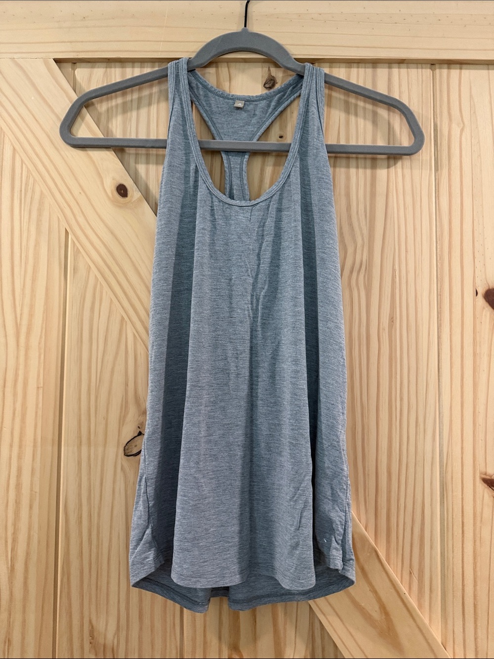 P'tula Heather Gray Racerback Tank with Side Panels
